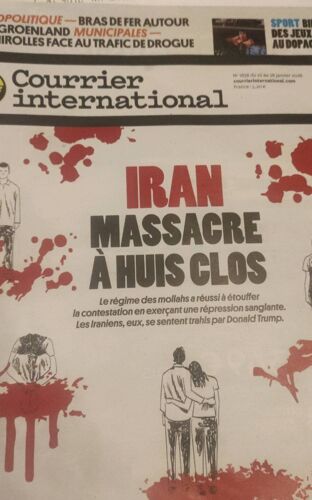 Courrier International Iran Massacre À Huis Clos