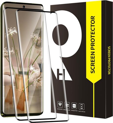 JGD-Verre Trempé pour Motorola Edge 60/60 Fusion/60 Pro 5G, 2 Pack Dureté 9H protection écran, pas de bulles, Haute Sensibilité, 3D Couverture Totale, Grande clarté Edge 60 vitre protection