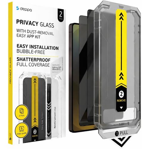 JGD-| Lot de 2 | Anti espion pour Samsung S26 Ultra (6.9') Verre Trempé avec Kit de pose facile | Anti-Poussière & Anti-Bulles | Résistant aux Chocs | Couverture Complète