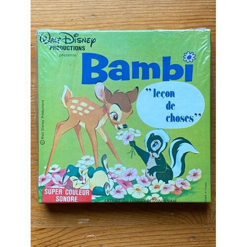 Bambi ""Leçon De Choses"" - Film Super 8 Couleur Sonore