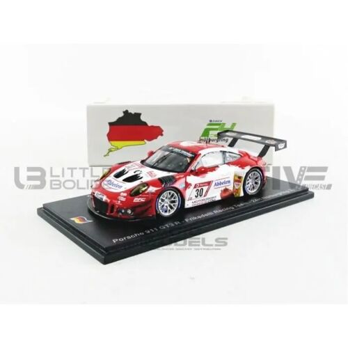 Voiture Miniature de Collection - SPARK 1/43 - PORSCHE 911 GT3 R - Nurburgring 2019 - Red / White - SG548