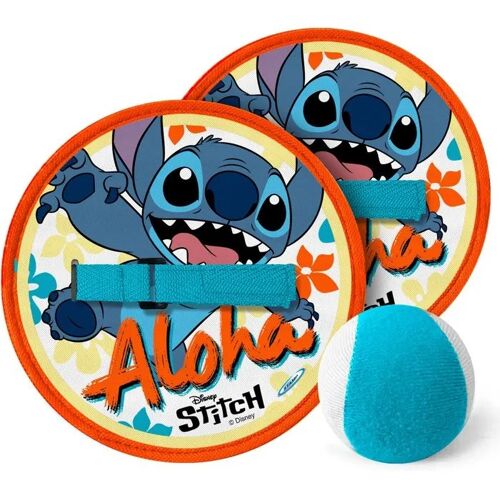 Jeu de lance-attrape DISNEY Stitch 2 raquettes et balle souple turquoise