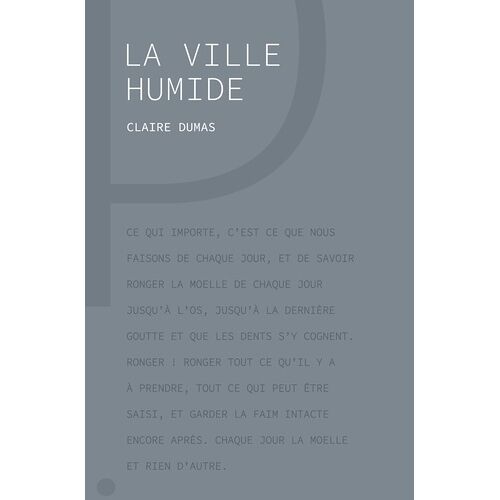 La Ville Humide