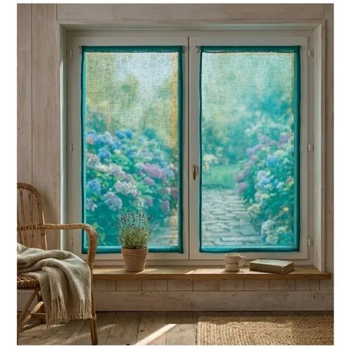 Paire De Voilage 60 X 160 Cm Sandro Emeraude