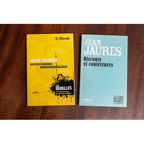 2 Recueils De Textes De Jean Jaurès