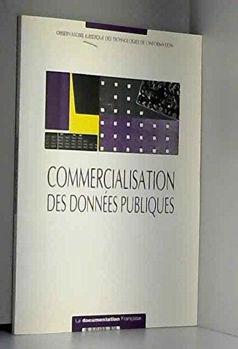 Commercialisation Des Donnees Publiques