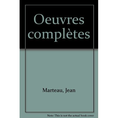 Oeuvres Complètes