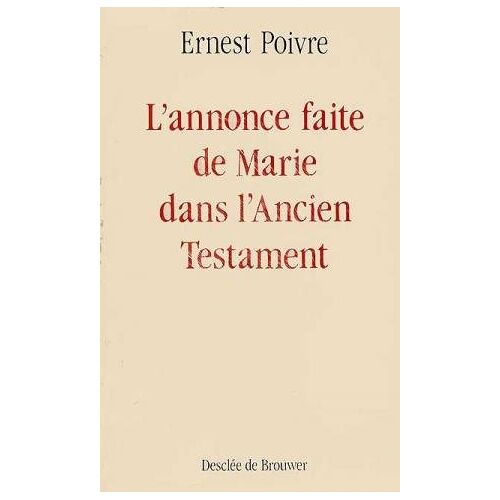 L'annonce Faite De Marie Dans L'ancien Testament