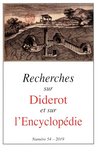 Revue Recherches Sur Diderot Et Sur L Encyclopedie 54 - 2019