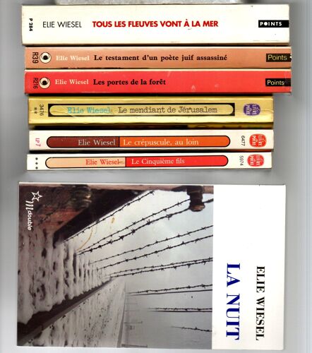 Elie Wiesel, Lot De Livres De Poche