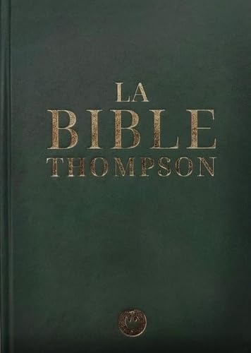 Bible Thompson, Version Colombe, Rigide, Verte, Onglets