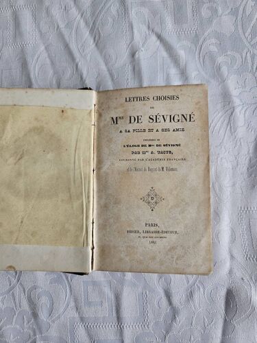 Lettres Choisies Me De Sevigne 1841