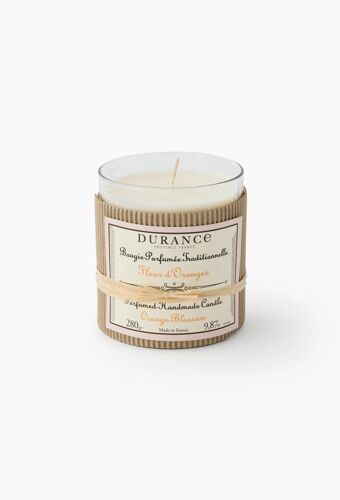 Bougie artisanale parfumée Fleur d oranger, 280 gr