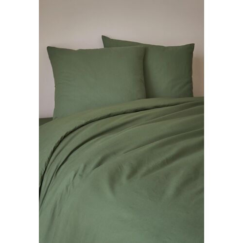 Taie D'oreiller Unie, 100% Coton Bio Vert