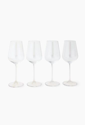 4 Verres À Vin, 47cl Transparent