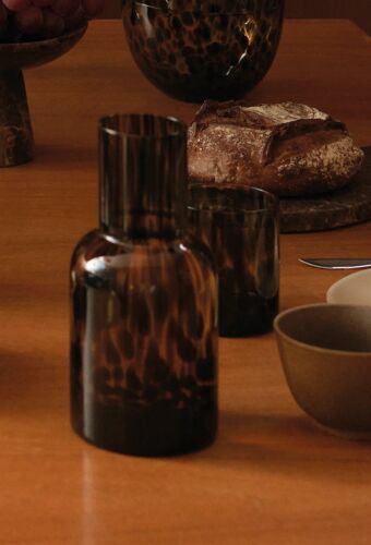 Carafe Finition Tachetée, 80cl Brun