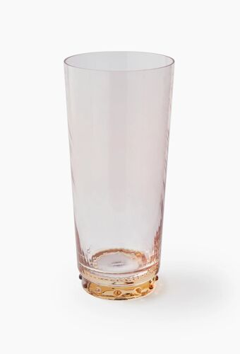 Vase en verre, diamètre 14cm hauteur 22cm, PIERRE GONALONS x Monoprix Multicolore