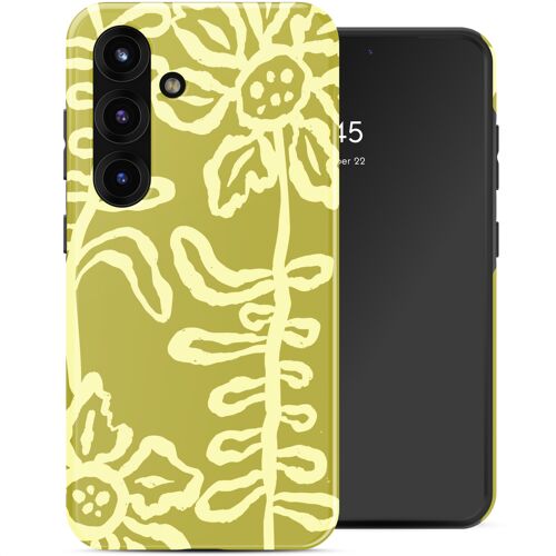 Selencia Coque arrière Vivid avec MagSafe Samsung Galaxy S25 Chalky Bloom