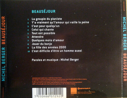 Michel Berger - 10 Titres - La Groupie Du Pianiste / Celui Qui Chante / Quelques Mots D' Amour / La Fille Des Années 2000 / C' Est Difficile D' Être Un Homme Aussi / Attendre / Tout Est Possible ...