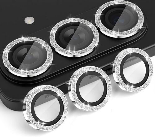 KALANKA-Protection Caméra pour Samsung Galaxy S26 / S26 Plus ¿ Verre Saphir 9H et Alliage d'Aluminium Aéronautique, Anti-Rayures, Installation Sans Bulles, Ultra Fin, Diamants Blanc