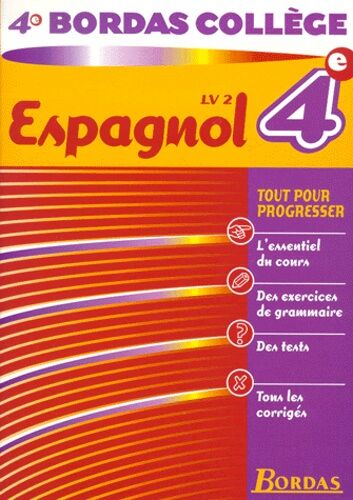 Espagnol Lv2 4eme