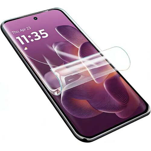 KALANKA-[2 Pièces Hydrogel Protection D'écran pour Motorola Edge 60 Pro, Film Souple TPU Flexible, Compatible ID Empreinte, Installation Facile, HD Clair, Difficile à casser