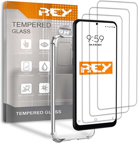 KALANKA-[Lot de 3] Verre Trempé et Coque Anti-Shock pour HTC U23 Pro, Verre trempé et Silicone TPU Haute résistance
