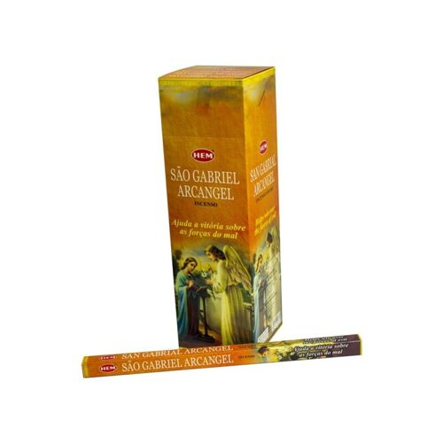 Encens Spirituel HEM Archange Gabriel Fabrication Artisanale en Inde (8 Bâtonnets) Pack de 3 paquets de 8 encens