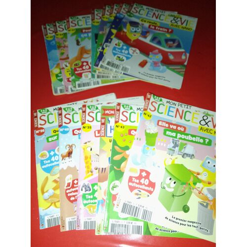 Lot 14 Revues Enfants "Science & Vie"