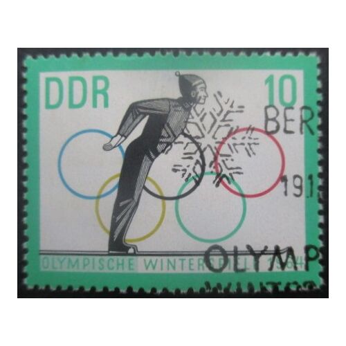 Allemagne Orientale N°704 Jeux Olympiques D'Innsbruck 1964 Oblitéré