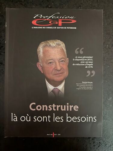 Profession Cgp 11 : Construire Là Où Sont Les Besoins
