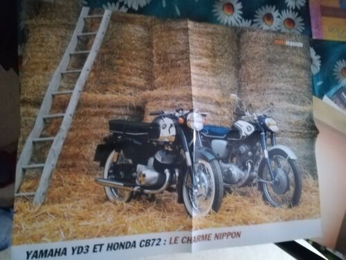 Poster Yamaha Yd3 Et Honda Cb72