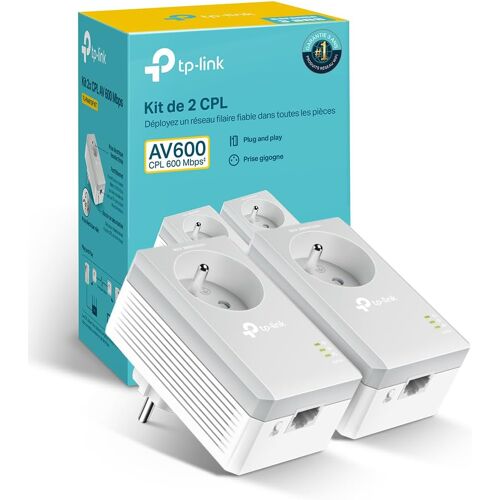 TL-PA4015PKIT Pont HomePlug AV (HPAV) Branchement Mural (Pack de 2)