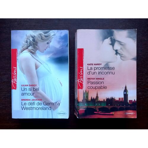 Lot Passions : Un Si Bel Amour / Le Défî De Gemma Westmoreland + La Promesse D'Un Inconnu / Passion Coupable