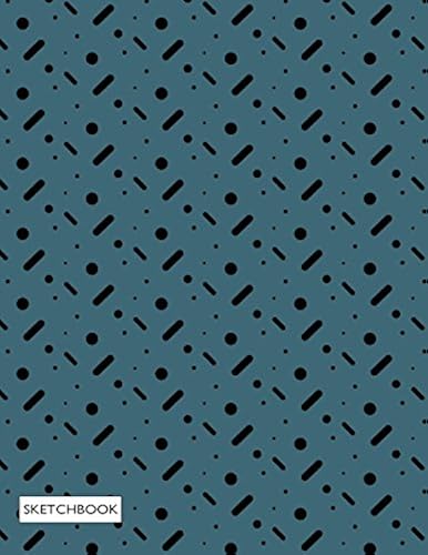 Sketchbook: Dot On Green Cover (8.5 X 11) Inches 110 Pages, Blank Unlined Paper For Sketching, Drawing, Whiting, Journaling & Doodling