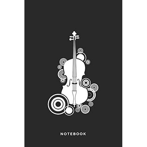 Cello Instrument Art Graphic Notebook: Violoncello Graphic Art Instrument Sheet Music Cello Notebook / Journal Gift (6 X 9 - 110 Sheet Music Pages)