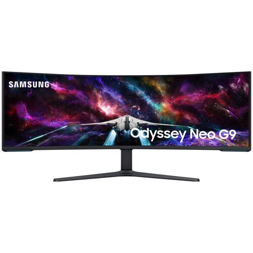 Samsung Odyssey Neo G9 S57CG952NU - G95NC Series - moniteur QLED - jeux - incurvé - 57" - 7680 x 2160 Dual UHD @ 240 Hz - VA - 1000 cd/m² - 1000000:1 - DisplayHDR 1000 - 1 ms - 3xHDMI, DisplayPort - noir, blanc