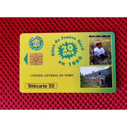 Télécarte 50 Gites De France Nord. F659. Gem1. 06/96. Télécarte France Télécom.