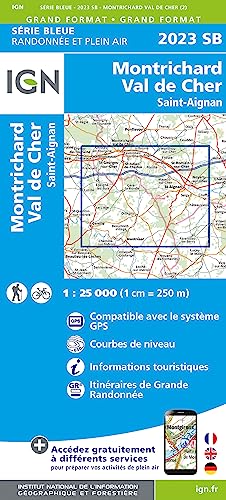 2023sb Montrichard Saint Aignan - Val De Cher 1 : 25 000