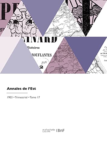 Annales De L'est