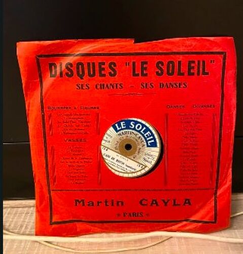 78t Cayla - Collection Disques « Le Soleil » Numéro 13