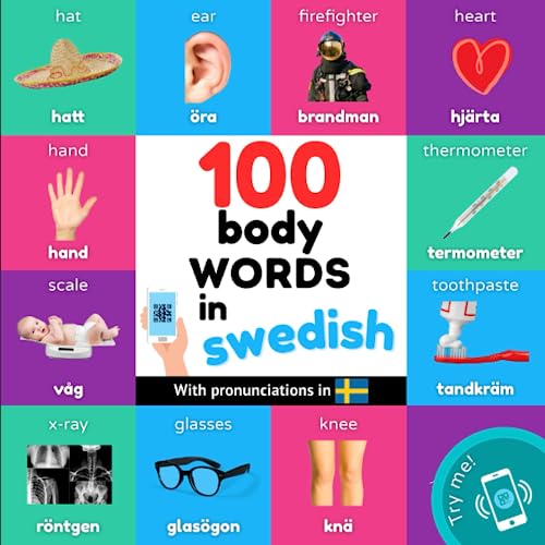 100 Body Words In Swedish