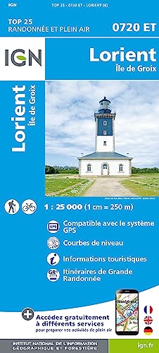 Lorient Ile De Groix 1:25 000