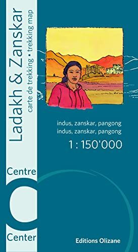 Carte Ladakh-Zanskar Centre - Indus, Zanskar, Pangong