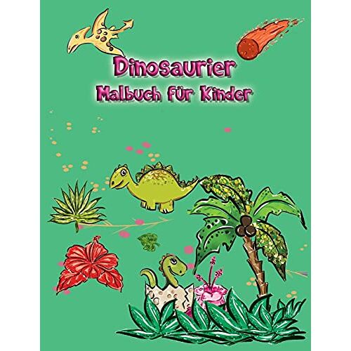 Dinosaurier Malbuch Für Kinder