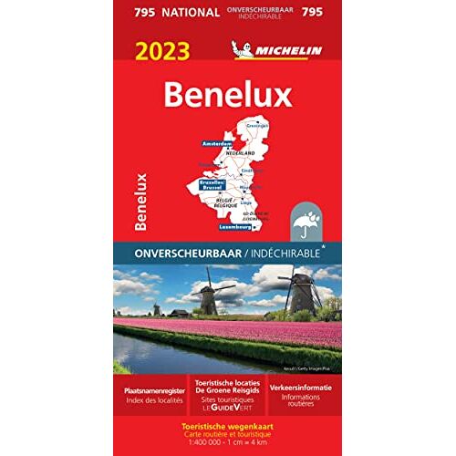 Benelux 2023 Indechirable 1/400 000