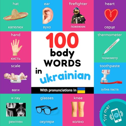 100 Body Words In Ukrainian