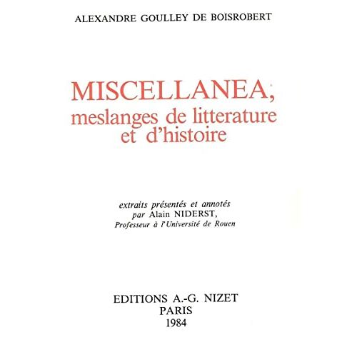 Fre-Miscellanea Meslanges De L