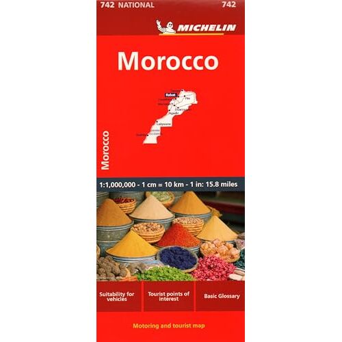 Michelin Map Africa Morocco 742