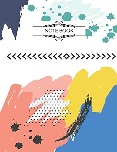 Notebook: Abstract Graphic Of The Cover 8 And Notebook Journal Diary, 110 Lined Pages, 8.5" X 11"